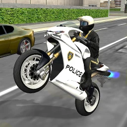 Ícone de Police Bike City Driving